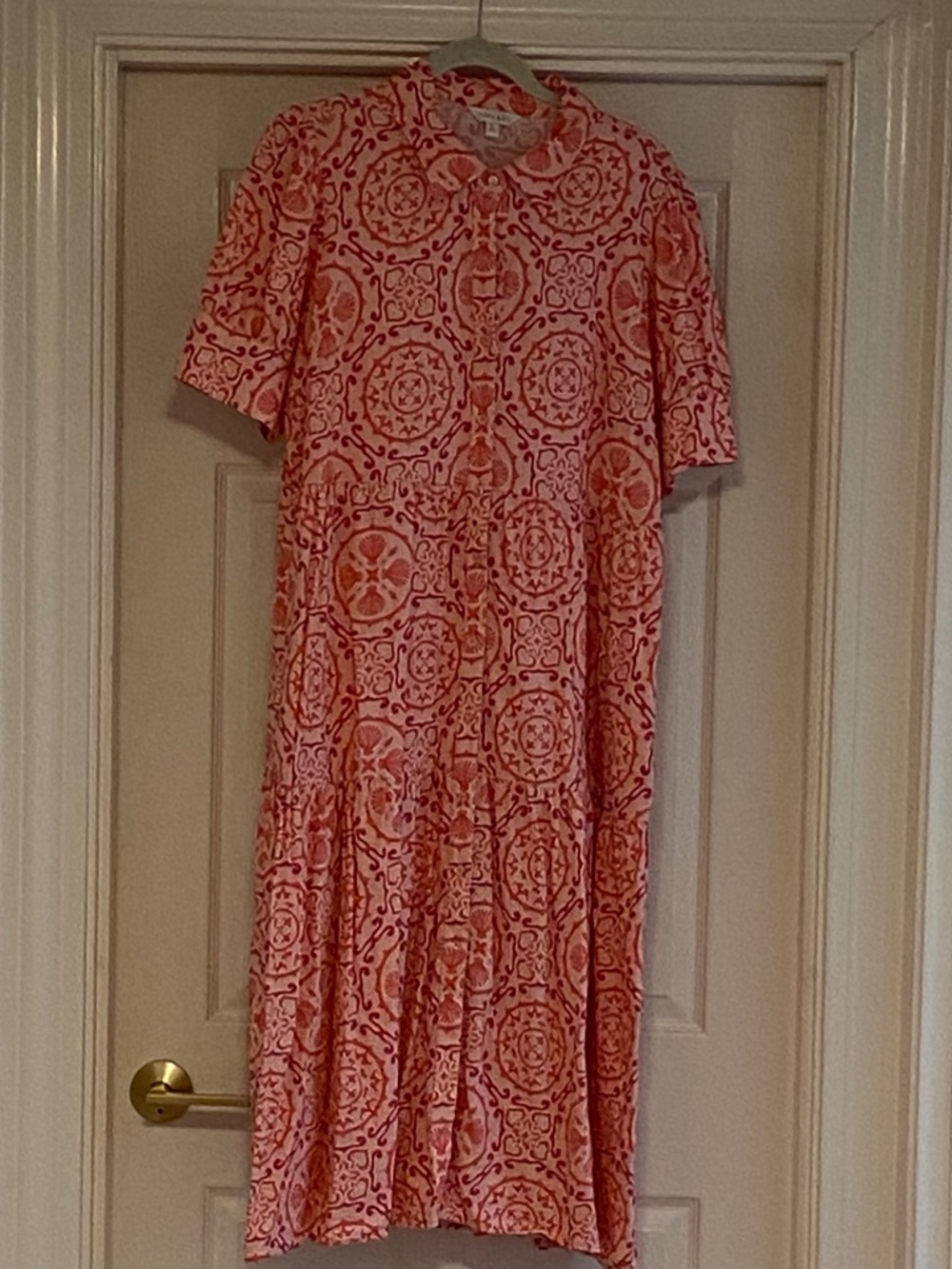 Cotton Midi Summer Dress Crown and Ivy